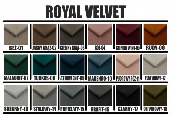 royal velvet Łóżko Do Sypialni Z Pojemnikiem Na Pościel I Metalowym Stelażem